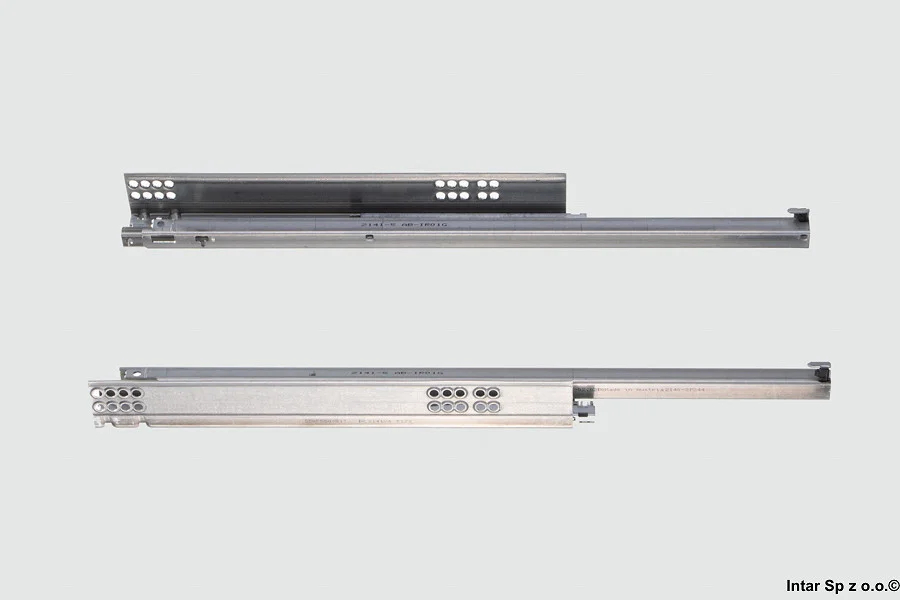 Wybór klientów Prowadnica TANDEM, 550F5500T, L-550 mm, 30 kg, Prawa+Lewa, Częściowy wysuw, Tip-On, Wymaga sprzęgła P+L, BLUM