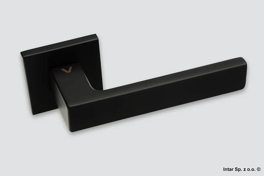 Darmowa dostawa Klamka Warna Fit, 49-0111, Rozeta kwadratowa, R67F, Czarny, VDS