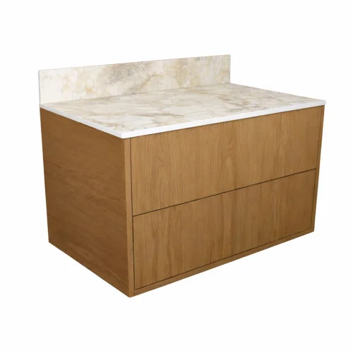 Blat łazienkowy HPL do szafki 40cm 41x35,5cmBreccia z panelem 30cm Wybór klientów