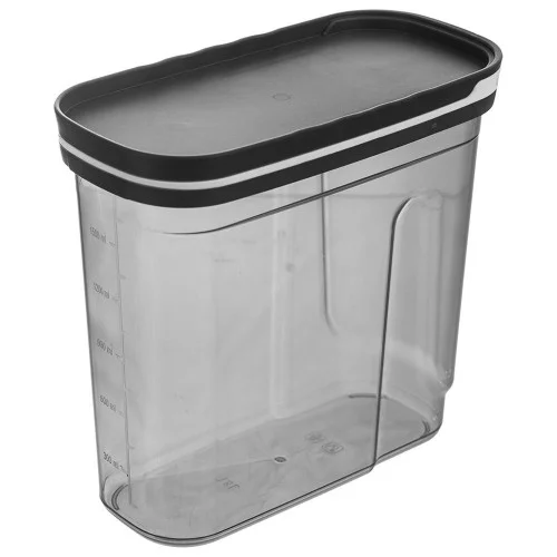 Wyprzedaż Pojemnik na produkty sypkie z dozownikiem szary GREY 1,8 l