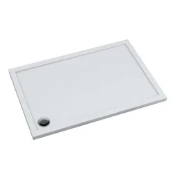 Schedline Brodzik akrylowy Sharper 70x100x4,5 cm, prostokątny z odpływem w narożniku, Gwarancja 7 lat Wysoka jakość