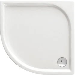 Tylko dziś Deante brodzik Cubic półokrągły, akrylowy, 3 cm głębokości, płaski, 80 cm