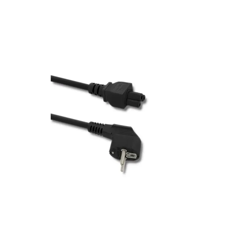 Qoltec Kabel zasilający IEC C5/SCHUKO koniczynka 3x0.75mm 1.4m Wyprzedaż