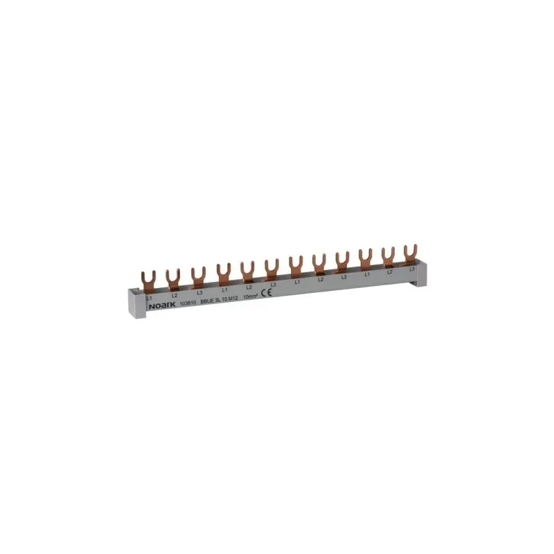 Kup teraz Szyna łączeniowa widełkowa 3-fazowa 10mm2 63A 18M BBUE 3L